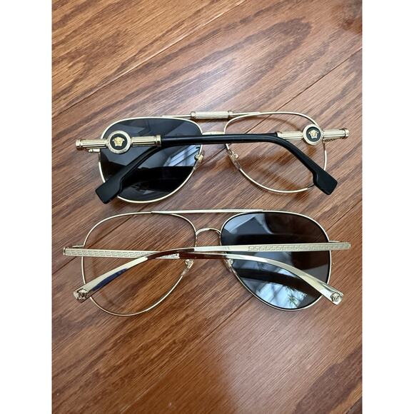 Lot 9 Designer Glasses Frames Parts Salvage Chanel Versace Tiffany Bottega main image 9